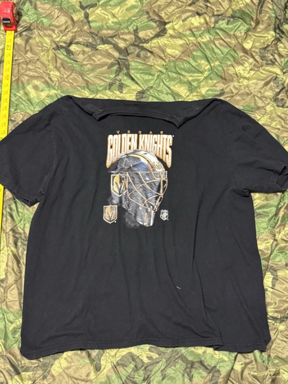 Fanatics Vegas Golden Knights Goalie Mask Graphic Tee